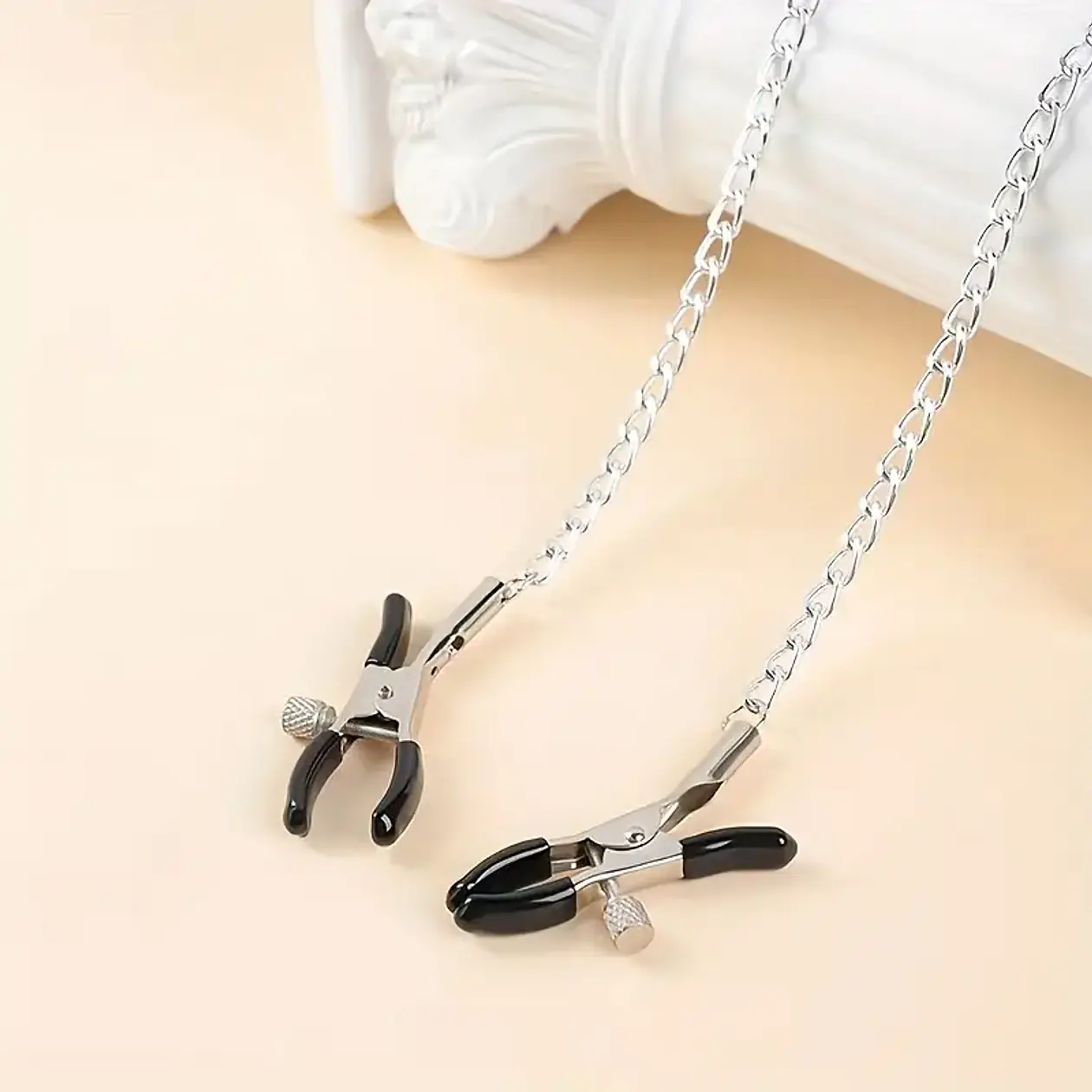 Mypleasure Nipple Clamps with Chain